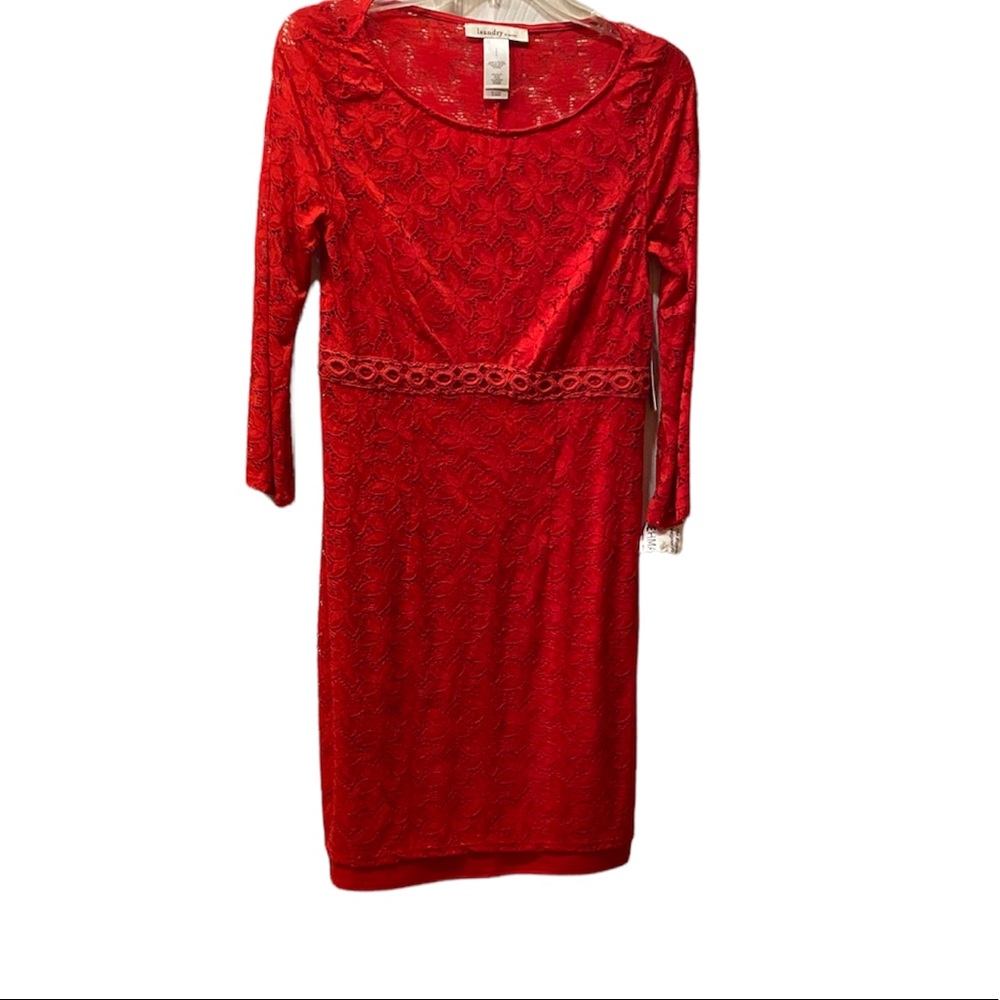 NWT Laundry by Design Red Dress. Size 4
